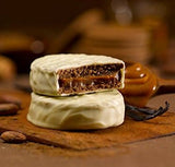 Cachafaz "Alfajor" Cookie Sandwich Filled with Dulce de Leche and Real Chocolate MIXED Flavors