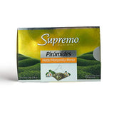 Supremo Chamomile Mint Herb Pyramid Tea Bags – 15-Pack Chamomile Tea Herbal Infusion – Delicate and Delicious Aroma – Soothing and Refreshing – Promotes Healthy Sleep