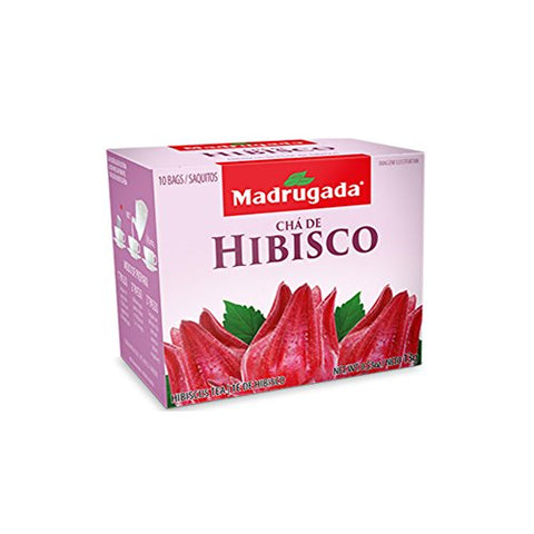 Hibiscus Tea Cha de Hibisco Gluten and Caffeine Tea from Brazil 10 Bags
