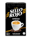 Café Sello Rojo Whole Bean Espresso | Dark Roast Whole Bean Coffee | 17.63 Ounce (Pack of 2)