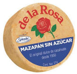 De la Rosa Mazapan, Marzipan De la Rosa, Mexican Original Candy, Regular and covered in chocolate (Sugar free, Pack of 18)