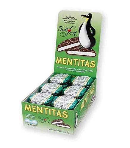 FELFORT Medallon de Menta cubierto en Chocolate 30 und. 480gr. | Chocolate Mints 30 pcs.