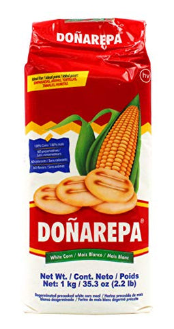 Donarepa Precooked White Corn Meal, 35.3 Ounce