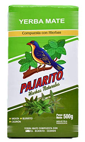 Pajarito Yerba Mate Aromatic / Compuesta Hierbas 500G