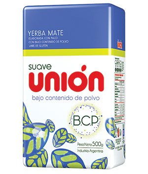 Yerba Mate Union Suave Bajo Contenido en Polvo 500 gr/ 1.1 libra