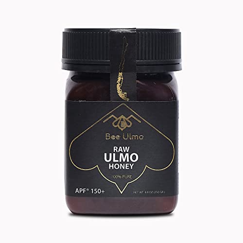 BEE ULMO Honey APF 150+. Premium Ulmo Honey From Chilean Patagonia. Supports Your Immune System + Boosts Your Energy Levels. Non GMO. Gluten-Free. 100% Pure, Raw and Healthy. (8.8oz/250g)