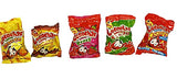 Beny Locochas Hard Sugar Candy with chili powder center MIX FLAVORS 1lb .098 oz bag