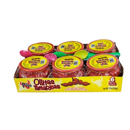 Don Pepe Ollitas TamaRicas Tamarind Flavor Soft Candy, 3.17 Ounce (Pack of 6)