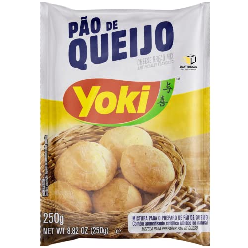 Yoki Cheese Bread Mix Mistura Pão de Queijo 8.80 oz (250g) (PACK OF 01) 2DAY BRAZIL®️