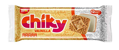 Pozuelo Chiky Vanilla Cookies | Crispy Vanilla Cookies Filled with Vanilla Fudge | Delicious Creamy Flavors from Costa Rica | On-The-Go Treat | 16.9 Oz (Pack of 3)
