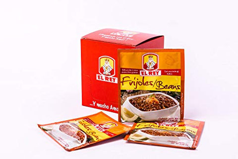 EL REY Frijoles 20 gr. - 12 Pack | Beans Seasoning Mix 0.70 oz. - 12 Pack.