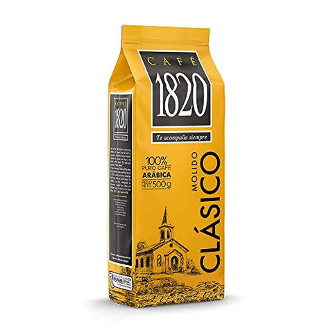 Café 1820 Coffee Classic Costa Rica Gourmet Arabica Ground Coffee blended from the fruits of the best 3 agricultural zones in the country 17 oz