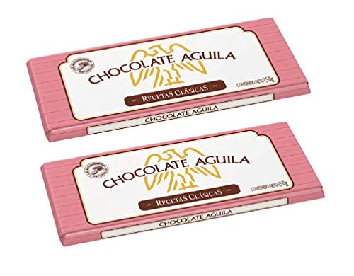 AGUILA Chocolate Semiamargo Libre de Gluten 2 PACK 150 gr. c/u | Dark Chocolate Gluten Free 2 PACK 3.52 oz. each.