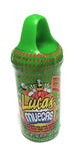Lucas Muecas Pepino Cucumber Flavored Lollipop with Chili Powder Mexican Candy, 10 Pieces
