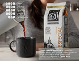 Café 1820 Coffee Special Reserve Costa Rica Gourmet Arabica Ground Coffee with a highly adequate balance of acidity and bitterness 2 pack 12 oz