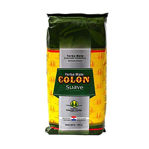 COLON Yerba Mate Tea from Paraguay. (Suave, 500 gr.)