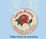 De la Rosa Mazapan, Marzipan De la Rosa, Mexican Original Candy, Regular and covered in chocolate (Sugar free, Pack of 18)