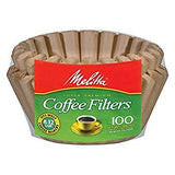 Melitta 8-12 Cup Basket Filter Paper (Natural Brown, 400 Count)