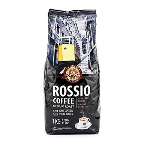 Taste of Portugal Rossio Whole Coffee Beans | Portuguese Medium-Roast Espresso Beans | 2.2lb bag