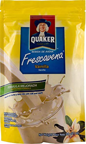 Quaker FrescAvena Vanilla Flavor Oat Beverage Mix, 11.1-Ounce Package