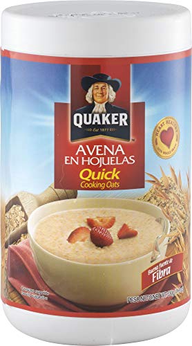 Quaker Avena en Hojuelas Quick Cooking Oats, 11.6 Oz