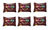 Alfajor Manon filled with dulce de leche and covered with chocolate - 6 pack X 43 gr each - Alfajor Manon relleno con dulce de leche y bañado en chocolate 6 unidades de 43 gramos cada uno