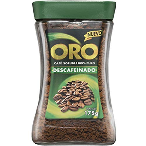 Cafe Oro de Puerto Rico Instantaneo Descafeinado - Puerto Rican Coffee, Instant Decaffeinated - 175g