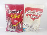 Pack Of Chocolate Carlos V Stick Milk Chocolate And White Chocolate Authentic Mexican Candy With Free Kinder Bar Included
