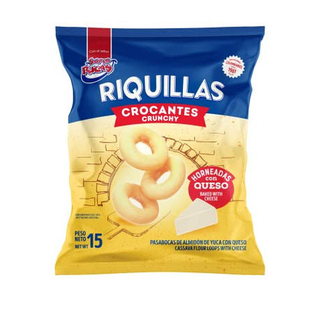 Super ricas flavored potatoe chips , plantain chips. Assorted styles. (Riquillas, 3 units)