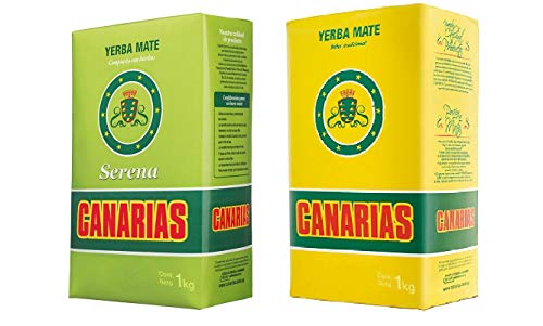 Canarias, Yerba Mate COMBO - Traditional / Serena - 2 kg total
