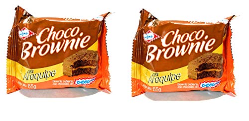 Chocorramo Brownie Relleno Con Arequipe/Brownie Filled With Dulce De Leche (Pack of 2)