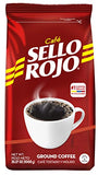 Café Sello Rojo Traditional Coffee | Smooth & Flavorful |No Bitter Aftertaste | 100% Colombian Medium Roast Ground Coffee | Café de Colombia | 35.27 Ounce (Pack of 1)