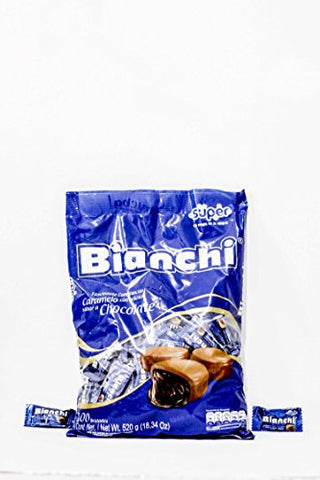 BIANCHI Milk Candy With Flavor Chocolate Center - Caramelo con centro de Chocolate (100 Units)