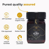 BEE ULMO Honey APF 150+. Premium Ulmo Honey From Chilean Patagonia. Supports Your Immune System + Boosts Your Energy Levels. Non GMO. Gluten-Free. 100% Pure, Raw and Healthy. (8.8oz/250g)