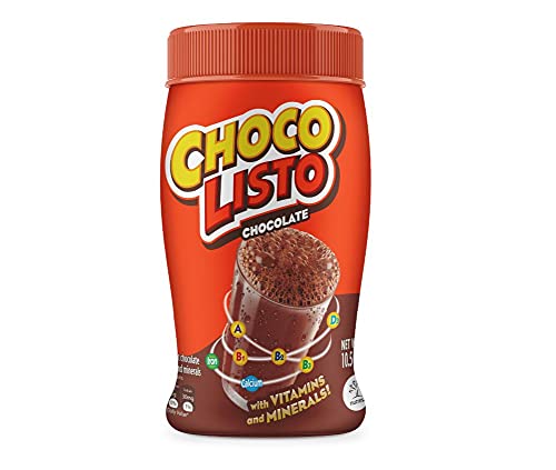 Chocolisto Instant Chocolate Powder Drink Mix | Delicious Chocolate Drink | Nutritious Breakfast | 10.5 Oz (Pack of 1)
