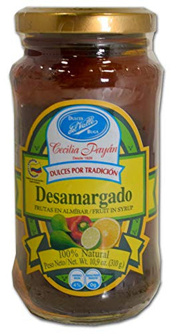 Dulces Del Valle Fruits in Syrup Desamargado 10.9 ounces