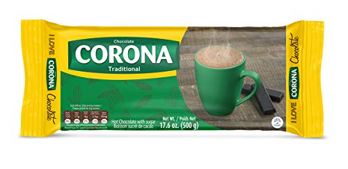 Corona Sweet Traditional Chocolate Bars | No Cholesterol or Trans-Fat | On-The-Go Treat | 17.6 Ounce (Pack of 1)