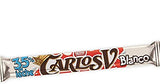 Carlos v Bag of Chocolate Stick White Chocolate Contains 20 pcs, Authentic Mexican Candy with Free Chocolate Kinder Bar Included