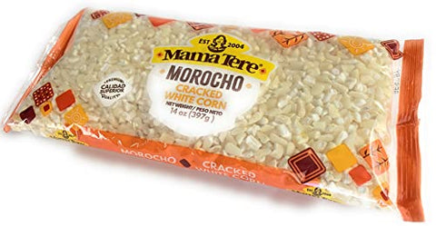 Mama Tere, Morocho Corn, Ecuatoriano, Morocho Partido 14 Oz - Pack 2 Unid