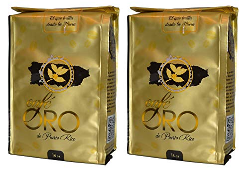 Cafe de Oro de Puerto Rico 14oz / Gold Coffee from Puerto Rico 14oz (2 Bags)