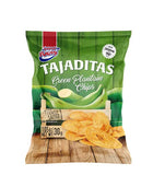 SUPER RICAS flavored potato chips, plantain chips. Assorted styles. (Tajaditas plantain pack, 8 units)