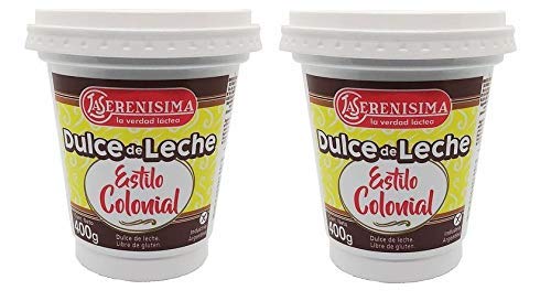 La Serenisima- Dulce de Leche 400 gr. - 2 Pack / Milk Caramel 14.1 oz. - 2 Pack - SET OF 2