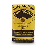 Deluxe Puerto Rican Coffee Selection | Cafe El Coqui, Cafe D'Aqui, and Cafe Borinquen Ground Coffee from Puerto Rico, 14 Ounce (Pack of 3) - Includes El Pantry Spoon