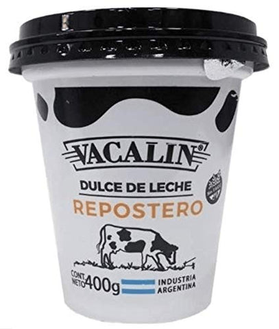 Vacalin Dulce de Leche Repostero Confectioner's Thicker Milk Confiture for Bakeries, Cakes and Pastry, 400 g / 14.1 oz