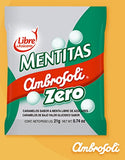 Ambrosoli Mentitas Zero - Sugar-Free Round Mints (24-Pack Display Case)