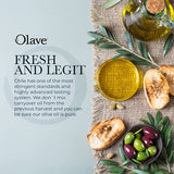 Extra Virgin Chilean Olive Oil by Olave |Premium Blend - First Cold Press, 33.8 Fl Oz (1000 Ml)