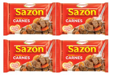 Sazon - Tempero de Carnes ||Red Meat Seasoning (PACK OF 4) 60g