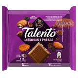 TALENTO Garoto (Chocolate Amendoas e Passas, Box of 12)