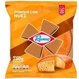 Ponque Ramo Nuez (Pck of 3) Colombian delicious snack cake with Nut flavor mecato colombiano Snack from colombia online Colombian snacks dulce colombiano Colombian food Colombian Candy