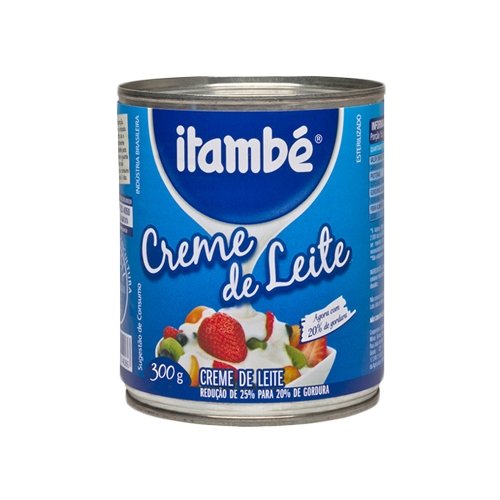 Traditional Table Cream - Creme de Leite - Itambe - 10.5 oz (300g) - GLUTEN-FREE - (PACK OF 01)